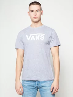 Koszulki męskie - Vans T-Shirt Classic VN0000UMATH1 Szary Regular Fit - grafika 1
