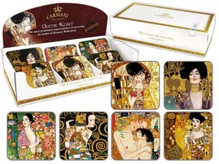 Display 36 podkładek korkowych - Gustav Klimt malarstwo - Obrusy i serwetki - miniaturka - grafika 1