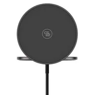 Ładowarki do telefonów - GoGEN Bezprzewodowa ładowarka s MagSafe WCHMS02 Czarna - miniaturka - grafika 1