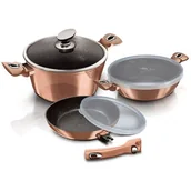 Patelnie - Berlinger Haus Lumarko Zestaw Garnków Granitowych Bh-7051! BH-7051 Kinghoff - miniaturka - grafika 1