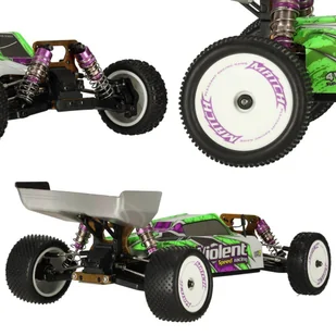 Samochód zdalnie sterowny na pilota RC WLToys 104002 1:10 4WD 2,4Ghz - Zabawki zdalnie sterowane - miniaturka - grafika 9