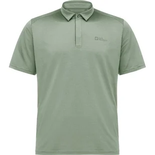 Koszulka męska polo Delgami Polo Jack Wolfskin - Koszulki męskie - miniaturka - grafika 1