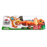 Figurki dla dzieci - Zuru Robo Alive- Interaktywna Jaszczurka pomarańczowa - miniaturka - grafika 1
