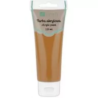 Przybory szkolne - Craft Farba akrylowa 120 ml Light Brown DPFA-077 DP - miniaturka - grafika 1