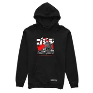 Odzież do sportów motorowych - Czarna bluza z kapturem Nissan BABY GTR R34 -3XL - miniaturka - grafika 1