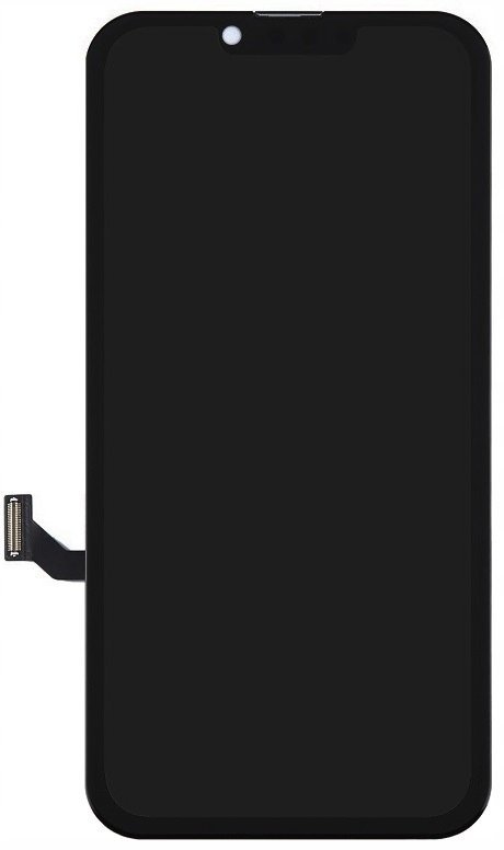 TelForceOne Wyświetlacz z panelem dotykowym iPhone 14 Plus COF ZY czarny