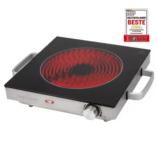 Kuchenka elektryczna Elektryczna kuchenka na podczerwień, płyta ceramiczna jednopalnikowa ProfiCook PC-EKP 1210 - Kuchenki elektryczne - miniaturka - grafika 1