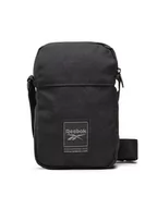 Plecaki - Reebok Saszetka Wor City Bag H36580 Czarny - miniaturka - grafika 1