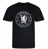 Koszulki męskie - KOSZULKA Z NADRUKIEM MĘSKA ŚMIESZNA T-SHIRT CHELSEA FC Piłka r. L - miniaturka - grafika 1