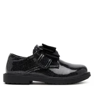 Buty dla dziewczynek - Półbuty DeeZee CEO-CS6511-06 Czarny - miniaturka - grafika 1
