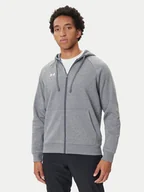 Bluzy męskie - Under Armour Bluza Ua Rival 1379767 Szary Loose Fit - miniaturka - grafika 1