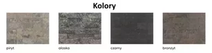 Płytka elewacyjna Piano PP 38x2,5x8 kolor czarny / Joniec - Ogrodzenia - miniaturka - grafika 2