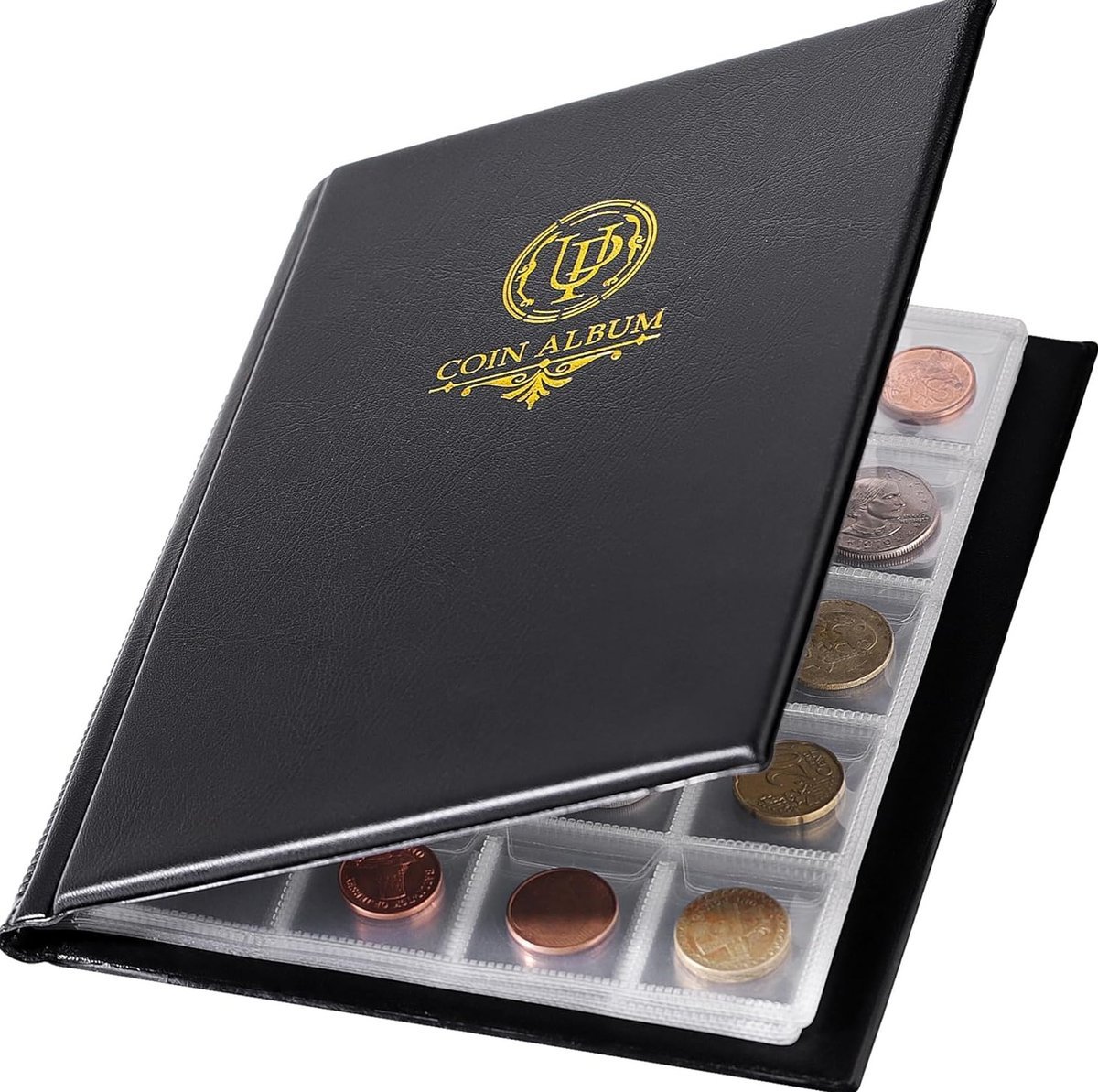 NA MONETY 200 KIESZENI 33X33MM KSIĄŻKA KOLEKCJONERSKA ETUI SEGREGATOR