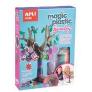 Zabawki interaktywne dla dzieci - Kids Apli Apli Zestaw z Magicznym Plastikiem Apli Biżuteria - miniaturka - grafika 1