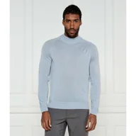 Swetry męskie - BOSS BLACK Wełniany golf H-Barcel Regular Fit - miniaturka - grafika 1