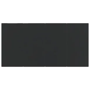 7-cz zestaw mebli do ogrodu, czarny, sznur bawełniany i stal - Meble ogrodowe - miniaturka - grafika 9