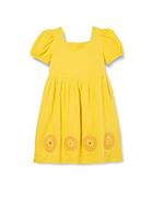 Sukienki - Desigual Sukienka dziewczęca Vest_Lara Casual, żółty, 13-14 Lat - miniaturka - grafika 1