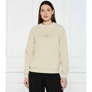 Armani Exchange Bluza Loose fit - Bluzy damskie - miniaturka - grafika 1