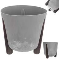 Donice - Doniczka osłonka Nauze 34cm szary beton - miniaturka - grafika 1