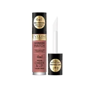 Róże do policzków - Eveline Cosmetics - Wonder Match - Velour Cheek & Lip - Róż i pomadka w płynie - 4,5 ml - 05 - miniaturka - grafika 1