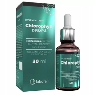 Laborell Chlorophyll Drops 30ml - Witaminy i minerały dla sportowców - miniaturka - grafika 1