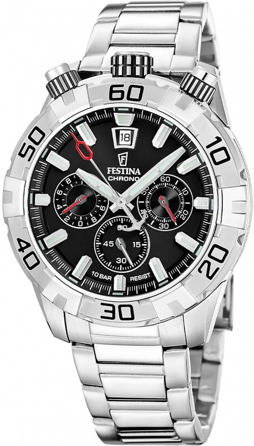 Zegarek męski Festina F20743-6 srebrny