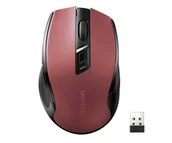 Myszki - UGREEN MU006 2.4 GHz BT 5.0 czerwona - miniaturka - grafika 1