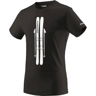 Koszulka męska Dynafit Graphic Co M S/S Tee Rozmiar: XXL / Kolor: czarny/biały - Koszulki sportowe męskie - miniaturka - grafika 1