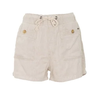 Spodenki damskie Pepe Jeans Quinn materiałowe krótkie shorty-XS - Spodenki damskie - miniaturka - grafika 1