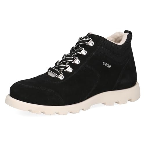 Caprice Damskie ciepłe buty 9-26204-43, modne kozaki, Black Comb, 36 EU