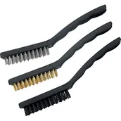 Materiały ścierne - Szczotki uniwersalne 230 mm stal miedź nylon komplet 3 sztuk - miniaturka - grafika 1