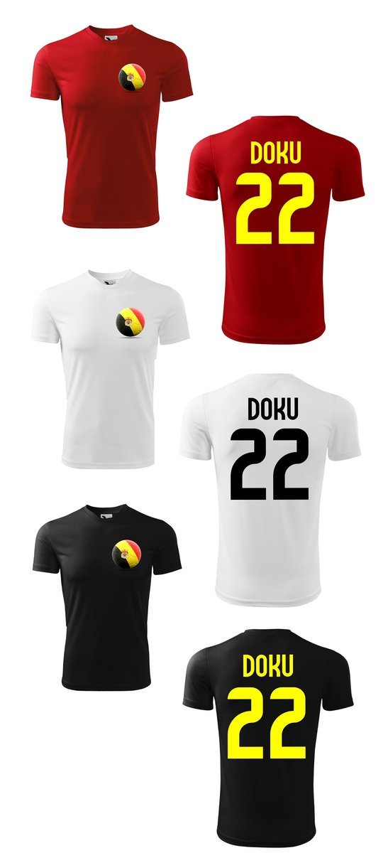 Treningowa Koszulka BELGIUM Jeremy DOKU 22