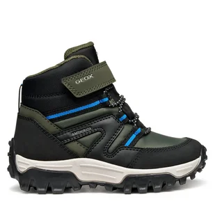 Śniegowce Geox J Himalaya B Abx J46FRD 050FU CA3K4 D Khaki - Buty dla chłopców - miniaturka - grafika 1