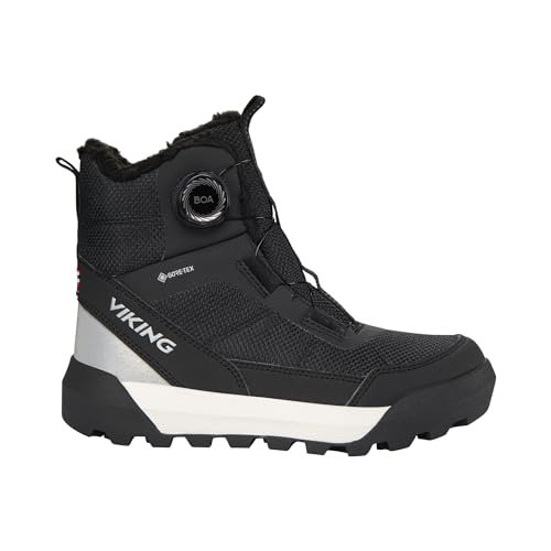 Viking Expower Warm GTX BOA śniegowce, czarne, 0 UK, Czarny, 0 UK