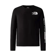 Bluzki damskie - THE NORTH FACE Graphic bluzka TNF Black 140 - miniaturka - grafika 1