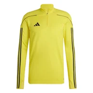 Bluzy sportowe męskie - Męska Bluza ADIDAS TIRO23 L TR TOP IB8476 – Żółty - miniaturka - grafika 1