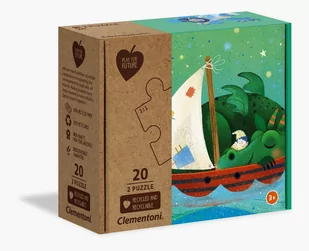Clementoni Puzzle 2x20 Play for future sweet dreams - Puzzle - miniaturka - grafika 2