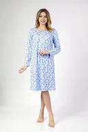 Bielizna nocna - REGINA KOSZULA DAMSKA BIG 011 2XL NIEBIESKI - miniaturka - grafika 1