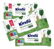 Chusteczki nawilżane - Chusteczki dla niemowląt i dzieci Kindii Natural Balance 3 PACK - miniaturka - grafika 1