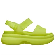 Sandały damskie - Sandały damskie Crocs Soho Frosted Y-Strap 212651-738 - zielone - miniaturka - grafika 1
