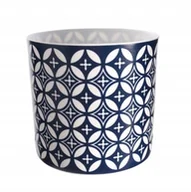 Świeczniki - ŚWIECZNIK PORCELANOWY tealight granatowy - miniaturka - grafika 1