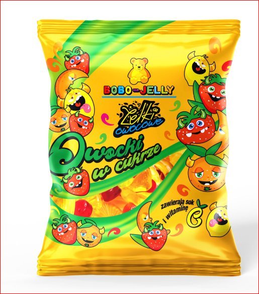 CYMES ŻELKI 80G OWOCKI W CUKRZE