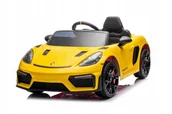 Pojazdy elektryczne dla dzieci - Pojazd Porsche Spyder RS 718 Żółty MP4 - miniaturka - grafika 1