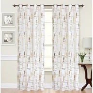 Zasłony - Zasłona King Of Chic Gold 140 x 260 cm przelotki kremowy - miniaturka - grafika 1