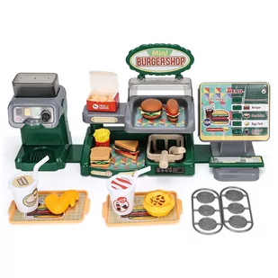 Sklep Burger Shop Hamburger Kanapki Napoje Frytki - Mały naukowiec - miniaturka - grafika 1