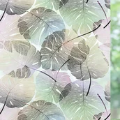 Okleiny - Folia okienna 40 x 200 cm, izolacja cieplna, izolacja UV, nieprzezroczysta, elektrostatyczna, matowa, zapewniająca prywatność, szkło zaciemniające, A - miniaturka - grafika 1