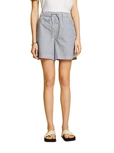 ESPRIT Collection Szorty z kory w paski, 100% bawełna, grantowy, 36 - Spodenki damskie - miniaturka - grafika 1