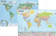 Podkładki na biurko - Podkładka na biurko - Świat 1:44 000 000 - miniaturka - grafika 1