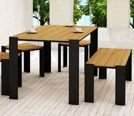 Meble ogrodowe - Stół ogrodowy 150 cm T4-D30 - miniaturka - grafika 1