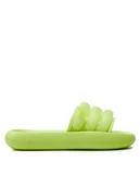 Klapki i japonki damskie - adidas Klapki Zplaash Slides IF0889 Zielony - miniaturka - grafika 1